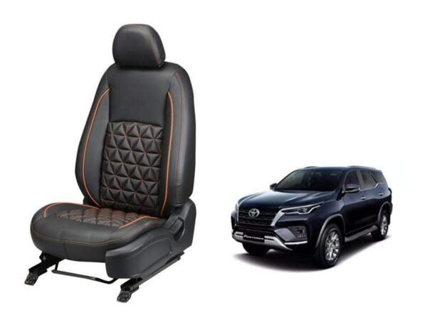 Toyota fortuner 2021 diamond series 3d custom nappa leather car seat covers