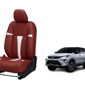 Toyota Fortuner Legender Art Leather Seat Cover - Racing Design