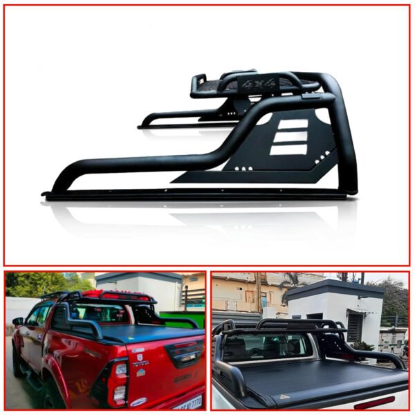 Toyota hilux roof carrier with metal roll bar