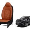 Toyota Innova Hycross Art Leather Seat Cover - Threading Design