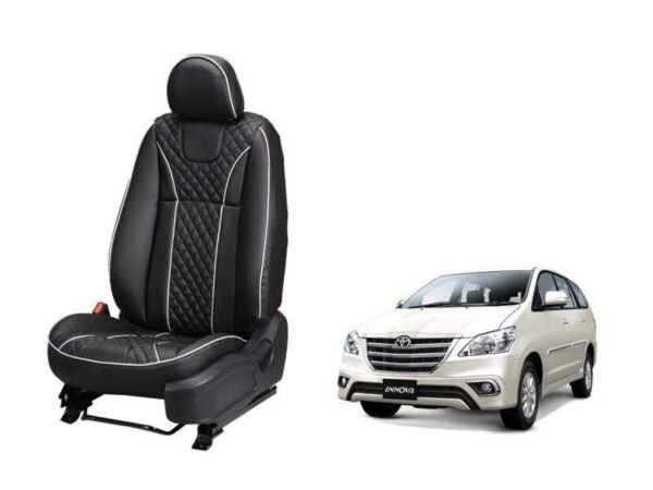 Toyota innova moon series 3d custom art leather car seat covers