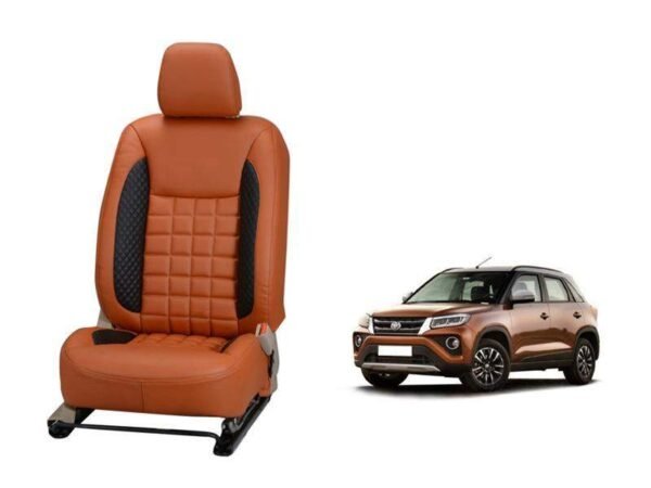 Toyota urban cruiser prism series 3d custom nappa leather car seat covers