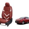 Toyota Yaris Zig Zag SERIES 3D CUSTOM ART LEATHER CAR SEAT COVERS