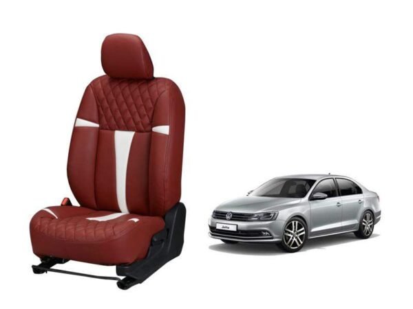 Volkswagen jetta model racing series 3d custom art leather car seat covers