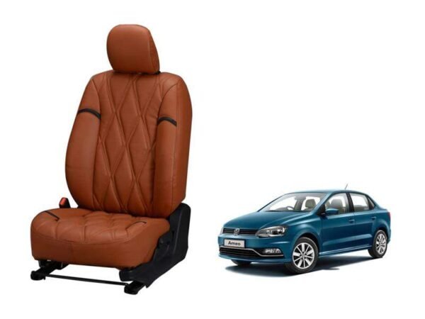 Volkwagen ameo kite series 3d custom nappa leather car seat covers