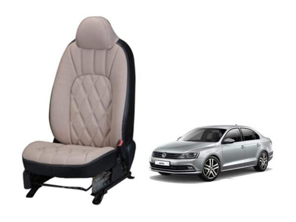 Volkwagen jetta threading series 3d custom art leather car seat covers