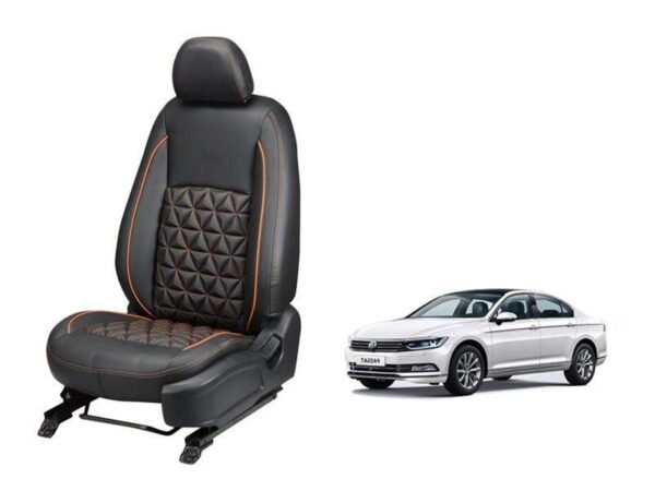 Volkwagen passat diamond series 3d custom nappa leather car seat covers