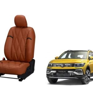 Volkwagen Taigun Kite Series 3D Custom Nappa Leather Car Seat Covers