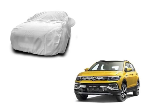 Volkwagen taigun new silver car body cover