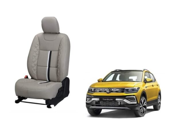 Volkwagen taigun trace series 3d custom nappa leather car seat covers