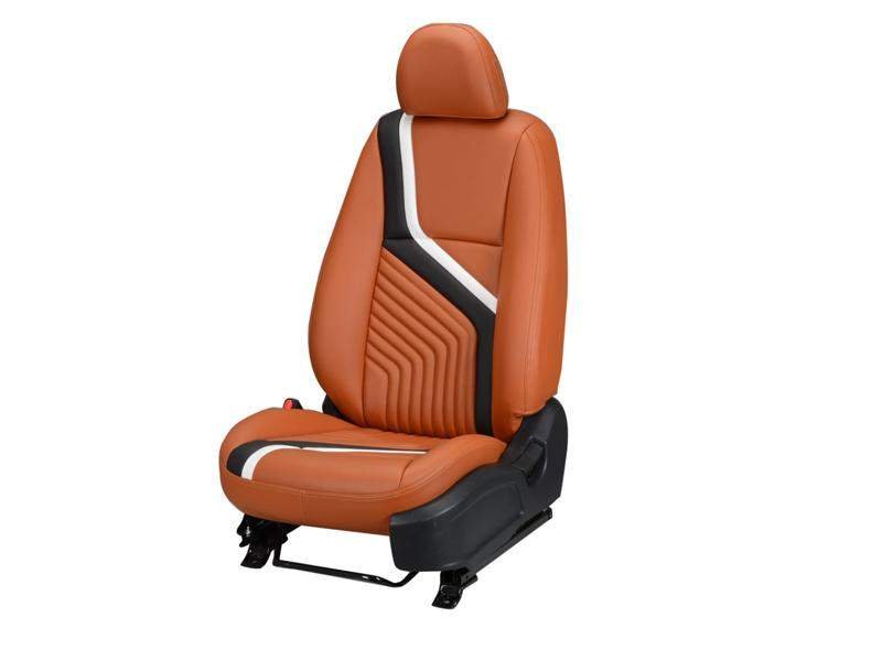Volkwagen vento zig zag series 3d custom art leather car seat covers