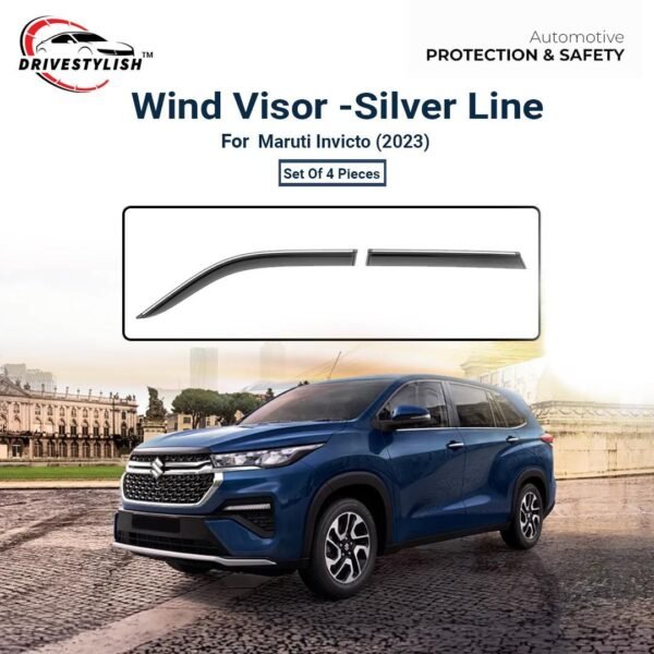 Maruti suzuki invicto wind visor – chrome insert