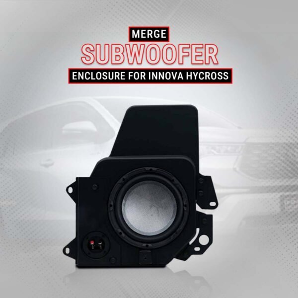 Vextron car specific subwoofer for hycross | 8 inch active enclosure with amplifier