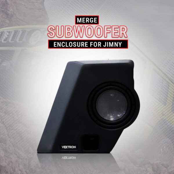 Vextron car specific subwoofer for jimny | 8 inch active enclosure with amplifier