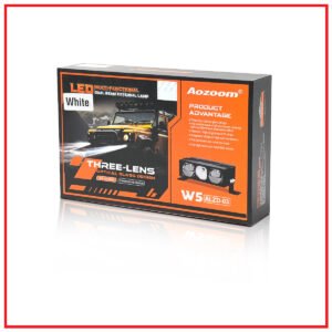 Aozoom W5 Dual Beam External Led Lamp || 3-lens Auxiliary Light ALZD-03