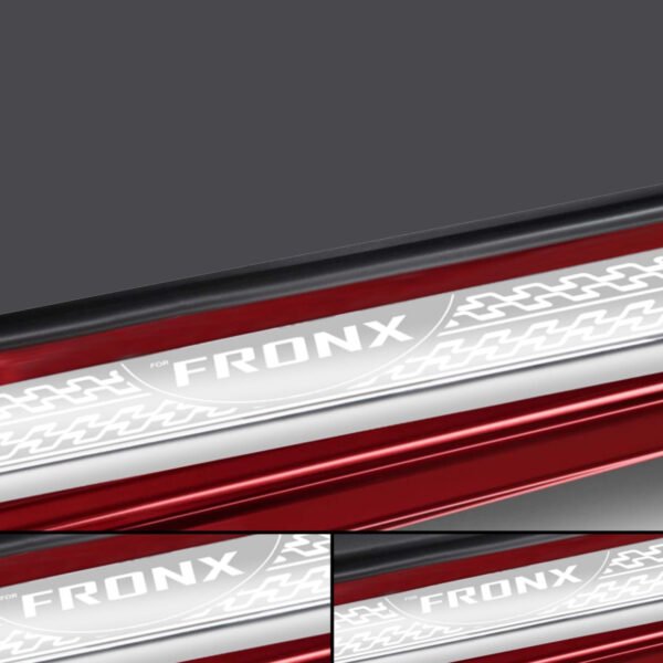 Galio maruti suzuki fronx 2023 onwards stainless steel sill plate guards