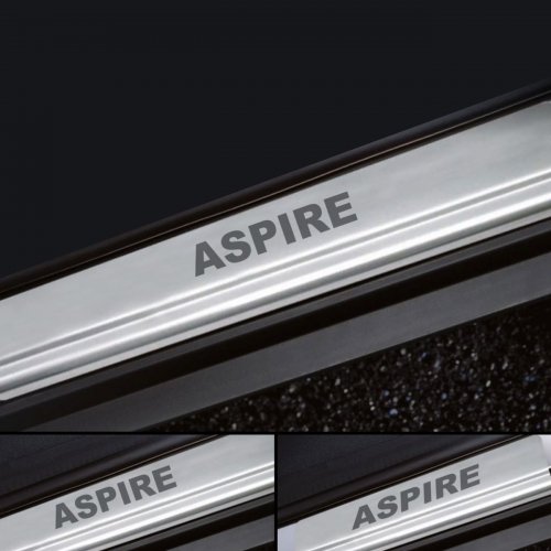 Galio stainless steel door sill guards for ford aspire 2015 onwards