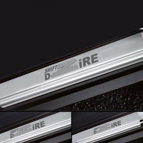 Galio stainless steel door sill guards for maruti suzuki swift dzire 2012-2017