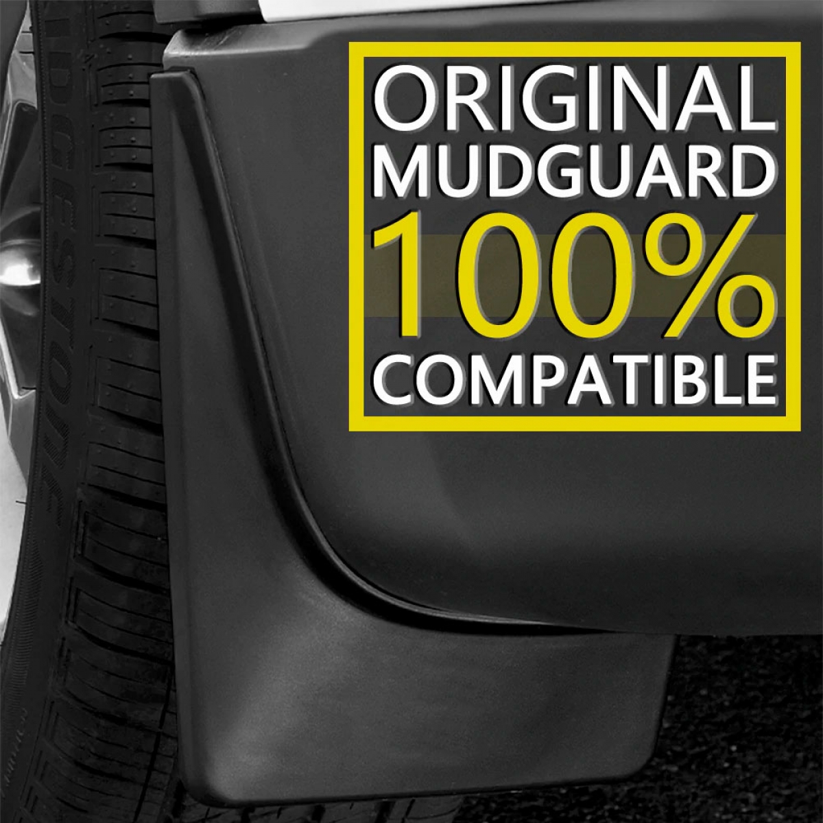 Honda city idtec 2014 techo best quality o. E type mudflap (set of 4pcs. )