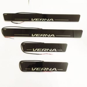 Hyundai Verna 2017 Onwards Onwards Door Opening Matrix Moving LED Footstep - 4 Pieces