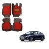 Hyundai Verna (2020) Luxury Floor Mats - Black/Red Colour