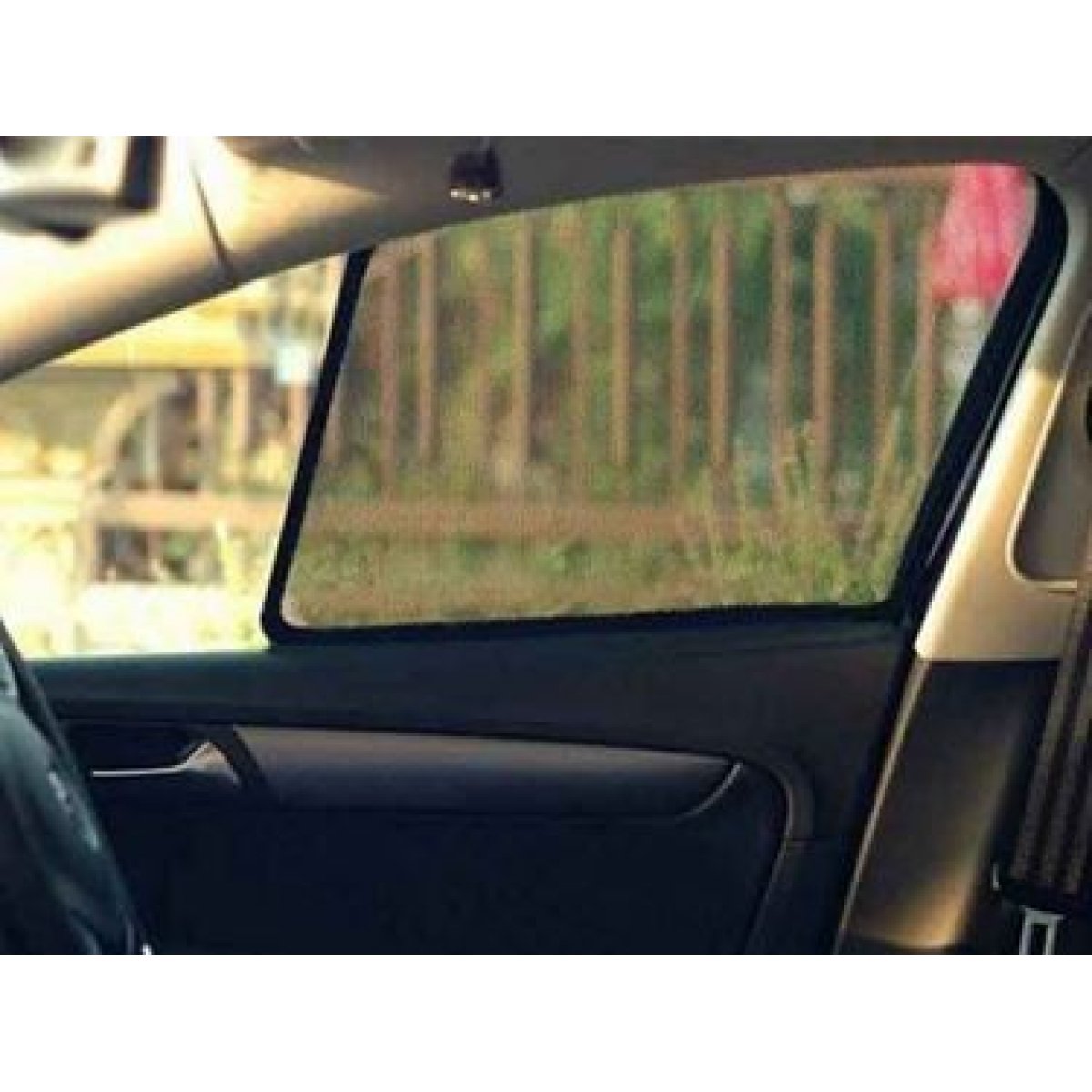 Hyundai xcent 2015 onwards window fixed sun shades custom fit - 4 pieces