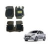Hyundai Xcent Luxurious Floor Mats - Silver/Tan Colour