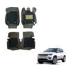 Jeep Compass Spacious 7D Mats - Black/Tan Colour