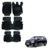 Kia Carens Illustrious 7D Mat Carpet - Black Colour