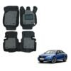 Luxury Floor Mats for Skoda New Superb - Black/Grey Colour