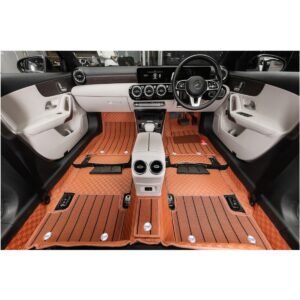 Luxury Florino Floor Mats for Audi A4 2016 Onwards - Tan Color