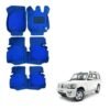 Mahindra Scorpio m-HAWK Superior 7D Foot Mats - Blue Colour