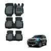 Mahindra Scorpio-N Illustrious 7D Foot Mats - Black/Grey