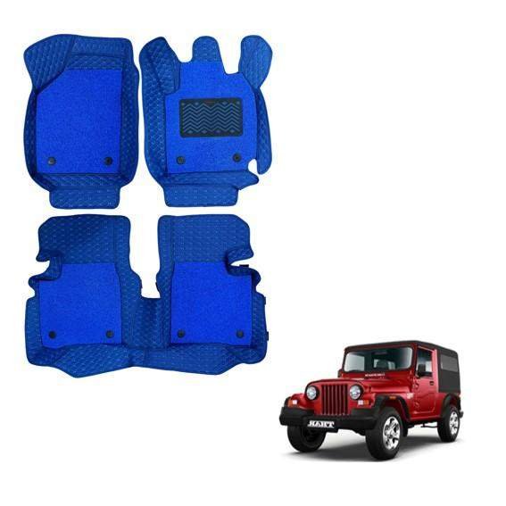 Mahindra thar superior floor mats - blue colour
