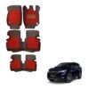 Mahindra XUV 700 Luxurious 7D Mats - Black/Red Colour