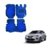 Maruti Suzuki Baleno Deluxe 7D Foot Mats - Blue Colour