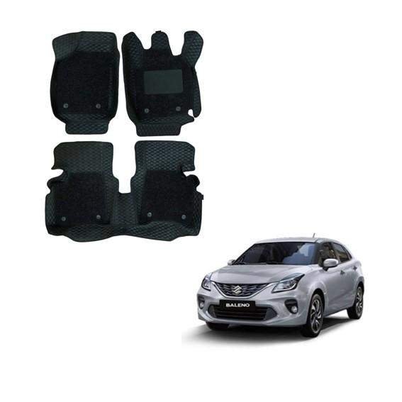 Maruti suzuki baleno illustrious floor mats - black colour