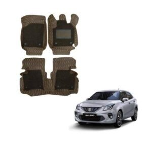 Maruti Suzuki Baleno Luxury Foot Mats - Brown Colour