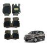 Maruti Suzuki Ertiga (2018) Waterproof 7D Foot Mattress - Black/Tan Colour