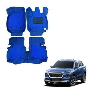 Maruti Suzuki Grand Vitara (2022) Superior 7D Foot Mats - Blue Colour