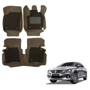 Maruti Suzuki New Baleno Premium Foot Mats - Brown Colour