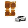 Maruti Suzuki Swift (2012-2017) Luxurious 7D Mat Carpet - Tan Colour