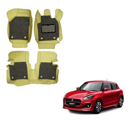 Maruti suzuki swift (2018) illustrious floor mats - beige colour