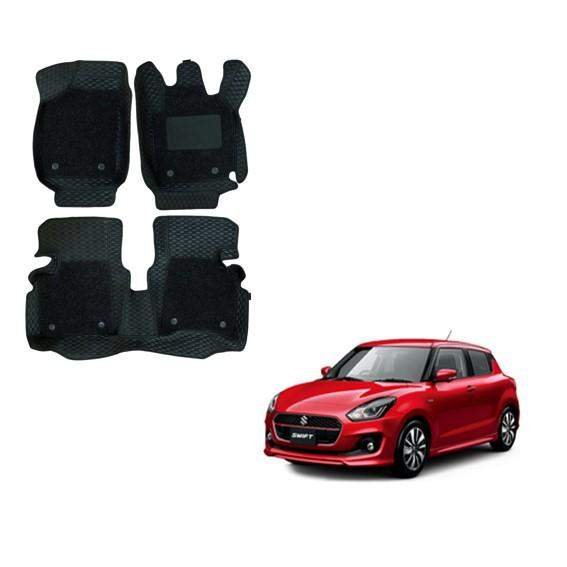 Maruti suzuki swift (2018) luxury foot mattress - black colour