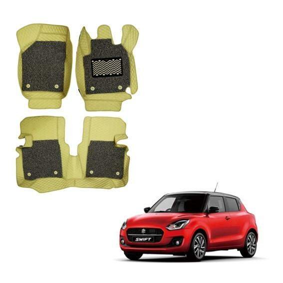 Maruti suzuki swift (2020) deluxe floor mats - beige colour