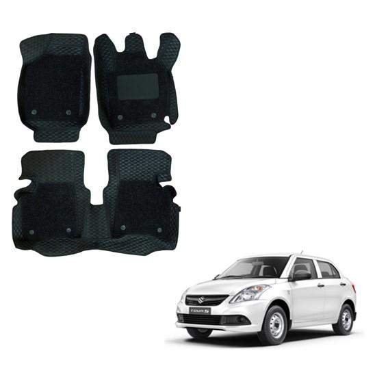 Maruti suzuki swift dzire (2012-2016) spacious foot mattress - black colour