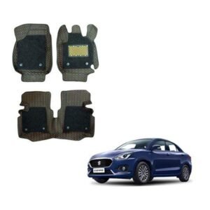 Maruti Suzuki Swift Dzire (2017) Deluxe 7D Mats - Silver/Tan Colour