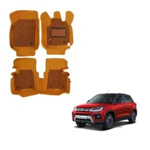 Maruti Suzuki Vitara Brezza (2020) Deluxe 7D Mat Carpet - Tan Colour