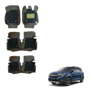 Maruti Suzuki XL-6 Premium Floor Mats - Silver/Tan Colour