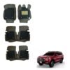 MG Gloster Premium Floor Mats - Black/Tan Colour